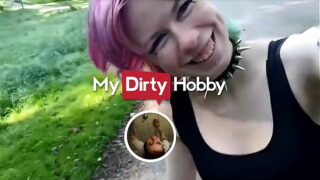 (ElliYoung) Gets Her Tight Juicy Pussy Fucked On A Bench At A Park – My Dirty Hobby